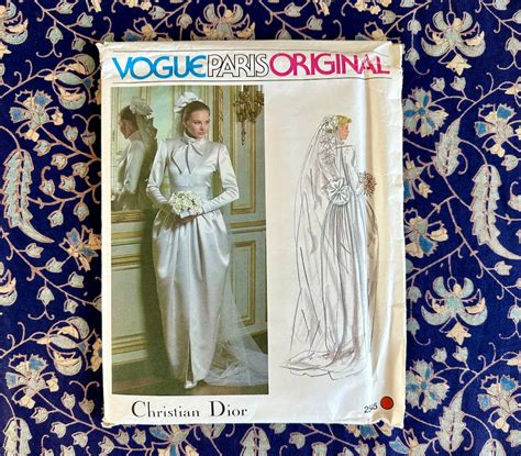 vogue 2545 dior|Vogue 2545. Christian Dior Vogue Paris Original Bridal Gown.